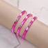 Rosettennebel | 925 Sterling Silber | Galaxie Glaskiesel Armband